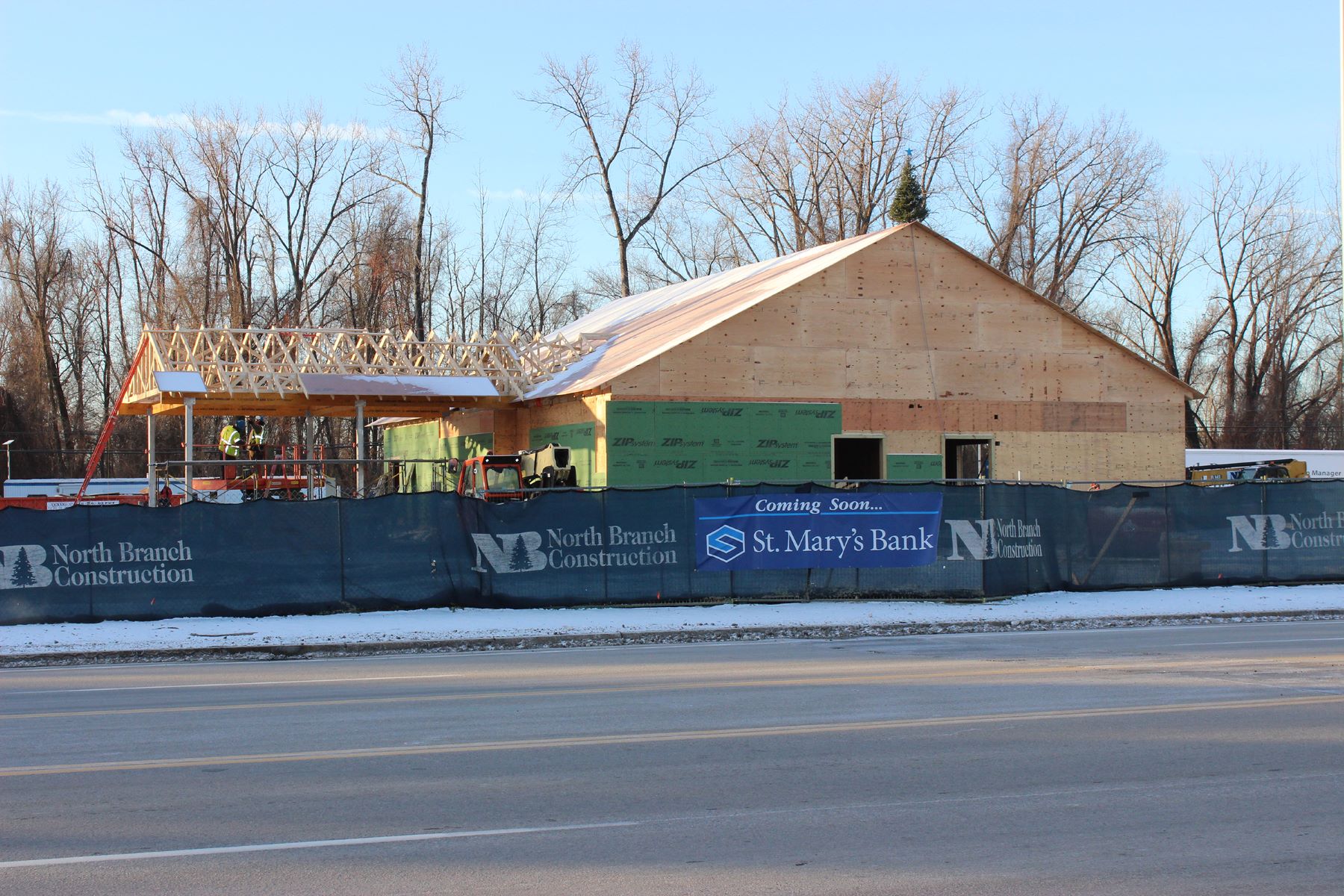 St Mary's Bank and North Branch Construction Topping Off photo