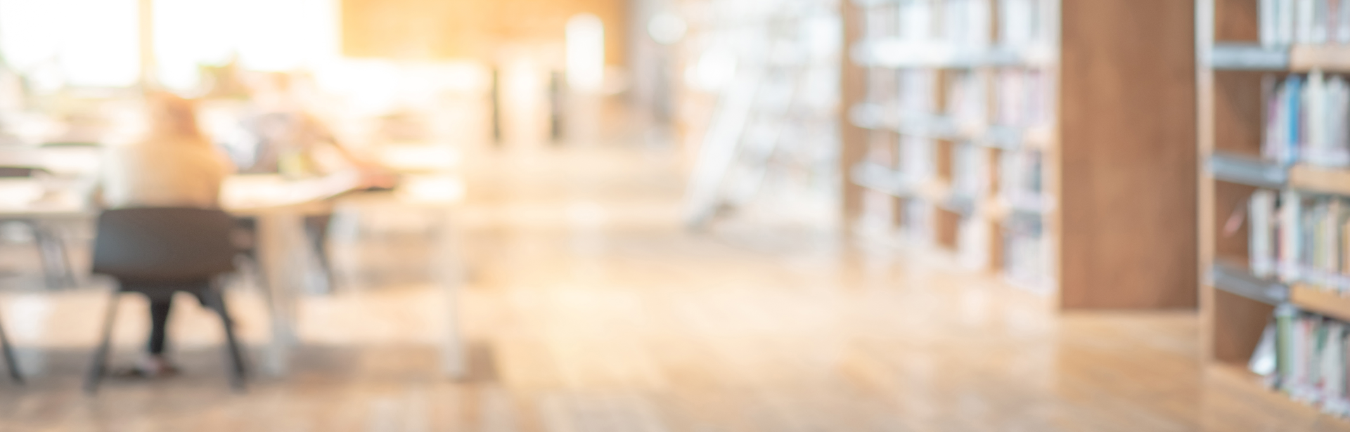 Students in a university library